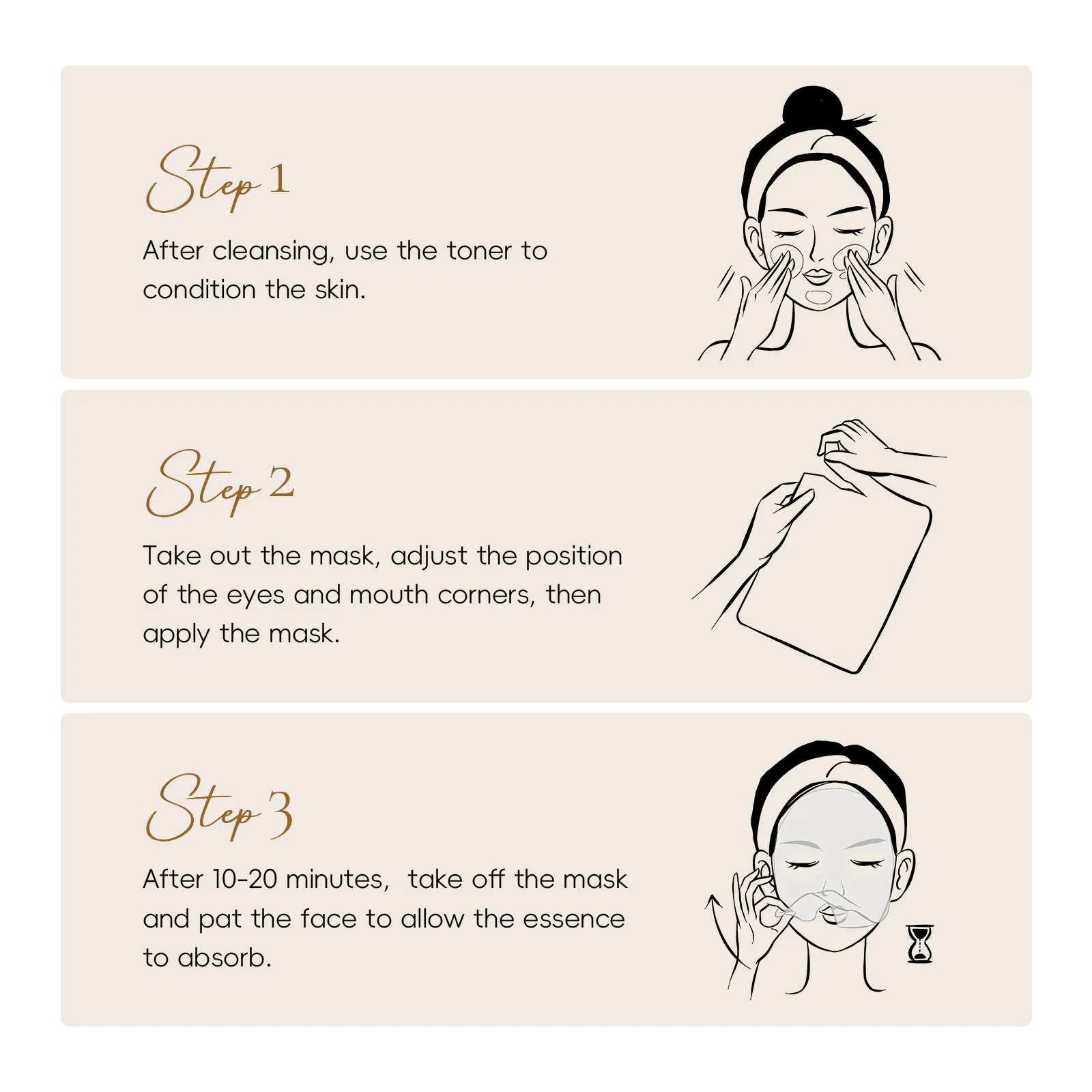Snail Mucin & Protein Sheet Mask,Anti-Aging & Repair Face Mask,Hydrating Firming Essence Mask for Wrinkles and Pores,5/10/20 PCS
