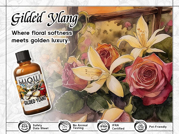 HIQILI New 30ml Perfume Oil Series, Vanilla/Lavender/Rose/Sandalwood 100% Natural Extract Perfume Oil, For Home Use, Humidifier