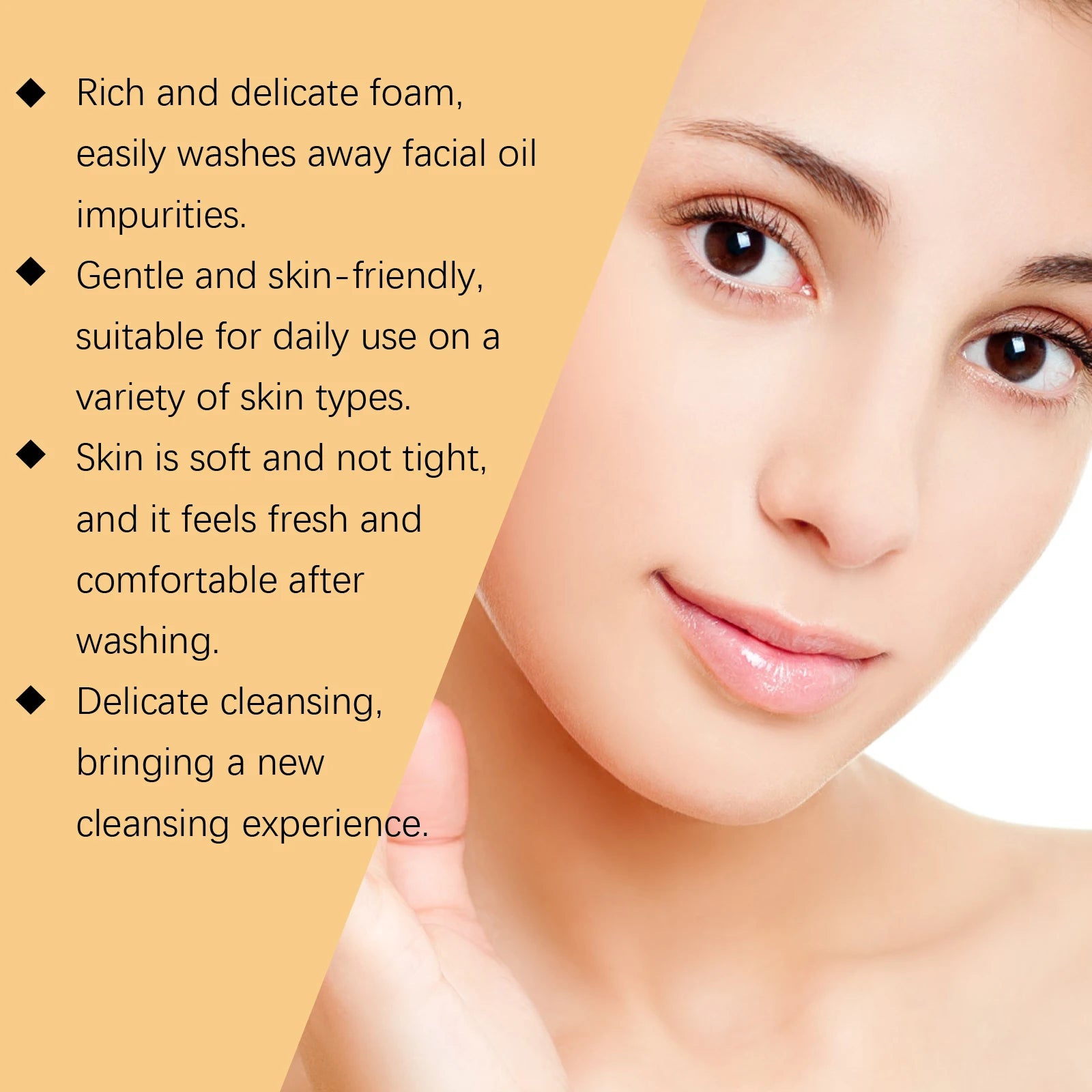 Centella Deep Cleansing Foam Facial Cleanser Low PH Soothing Hydrating Exfoliating Blackhead Remover Hyaluronic Acid Face Wash