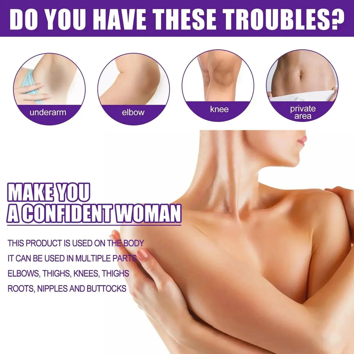 Women Lips Private Part Pink Underarm Intimate Whitening Dark Nipple Anal Bleaching Cream Skin Body Cream Body Whitening