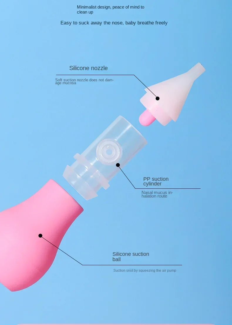 Baby Nasal Aspirator Professional Syringe Baby Nose Cleaner Nasal Irrigator Baby Nose Washing for Children Care Tool Gifts