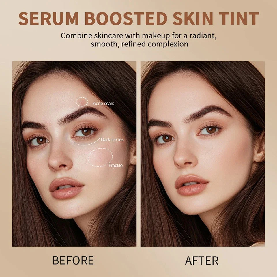 6Color Tinted Foundation Cream Stick Waterproof Lasting Oil-control Cover Acne Makeup Smooth Moisturize Concealer Serum Balm