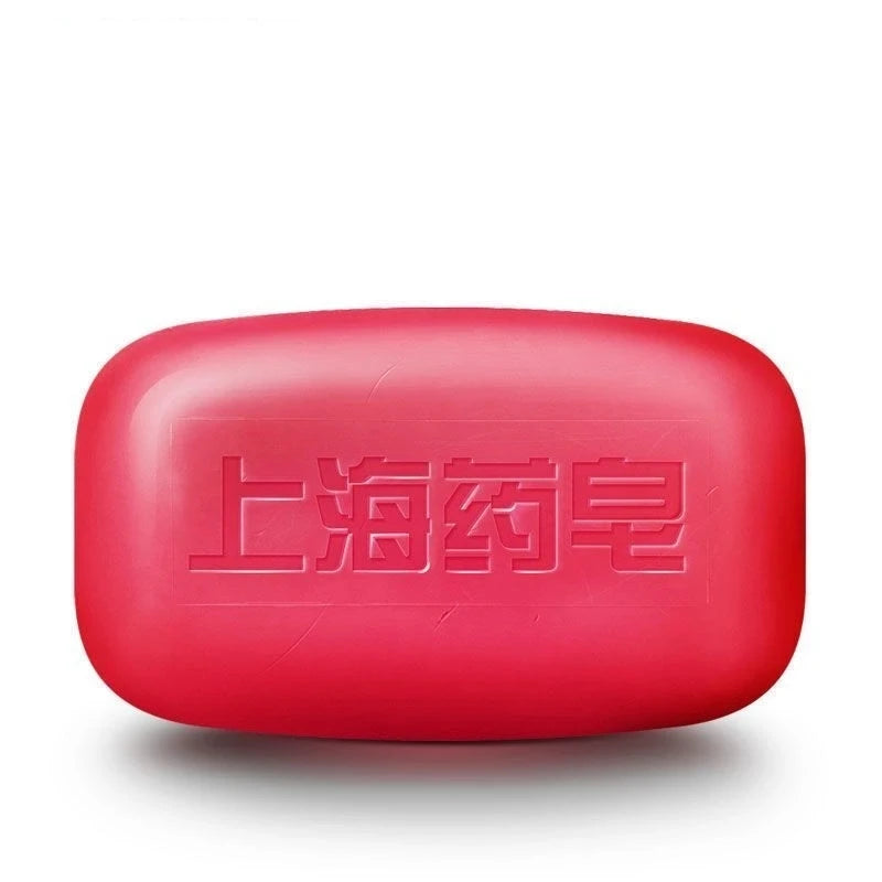 3pcs Shanghai medicine soap Chinese herbal bath antiitching hand soap, remove mite face bath soap, bath soap