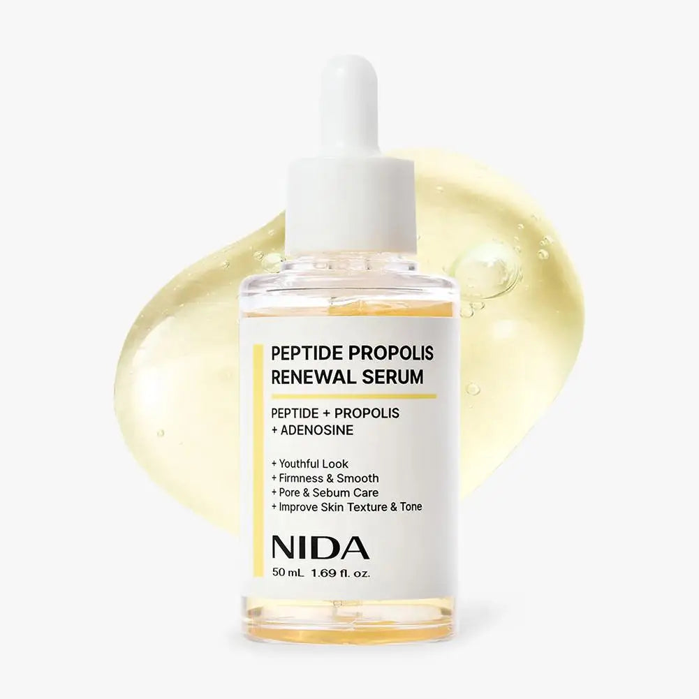 NIDA Propolis Peptide Renewal Facial Serum Ultimate Moisturizing Cream Retinol Probiotic Eye Cream Rejuvenating Firming Skincare