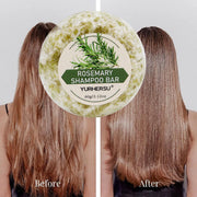 Nourishing and repairing: Rosemary shampoo soap, escorting hair