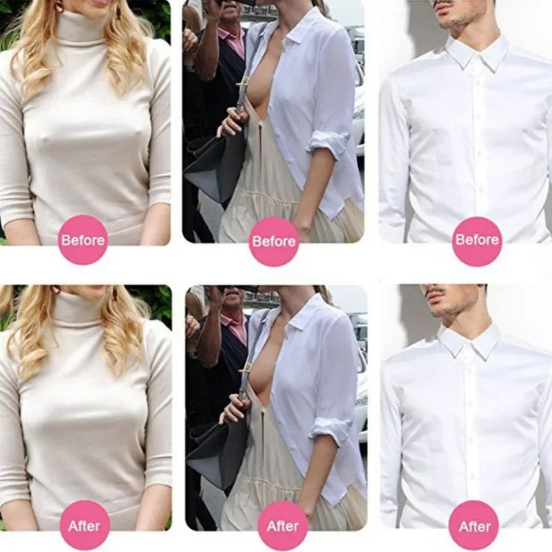 Convenient Lifting Chest Patch Adhesive Bra Pad Unstimulating Breast Sticker Anti Convex Point Nipple Cover Women Chest Paste