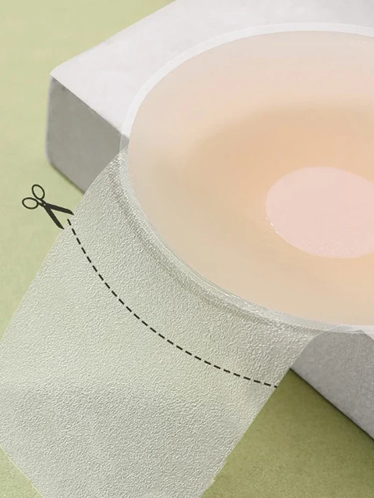1Pairs Silicone Nipple Cover Lift Up Bra Sticker Adhesive Invisible Bras Chest Patch for Women Reusable Chest Breast Petals Pads