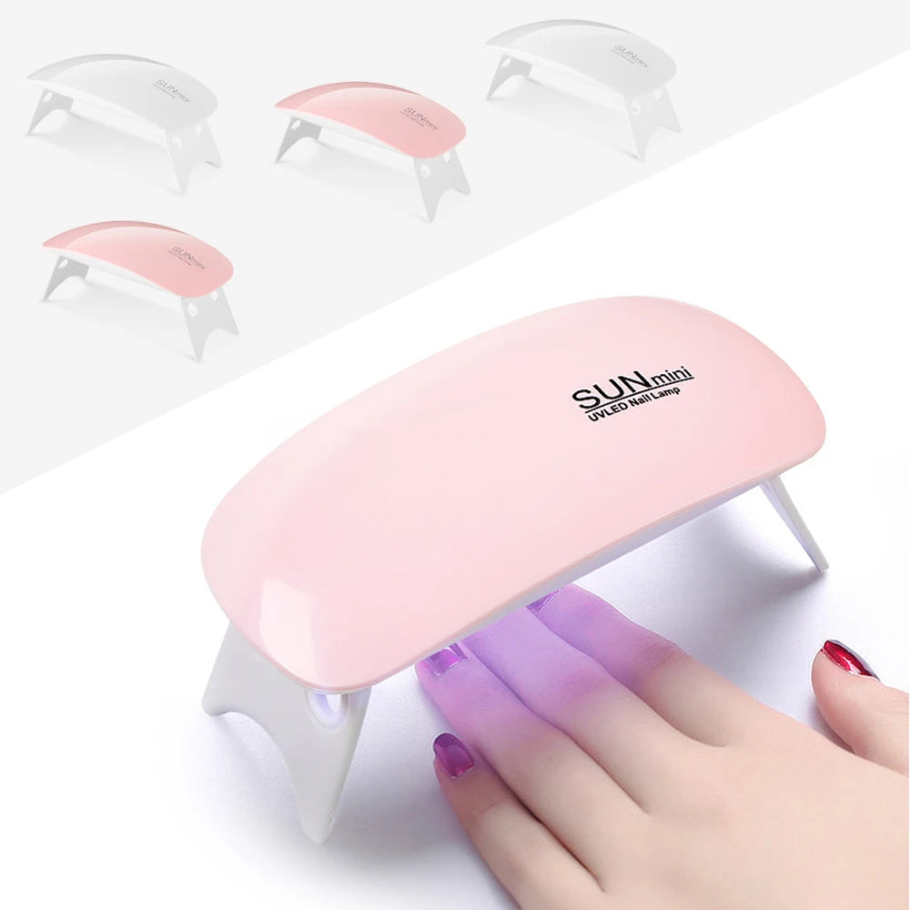Professional Nail Lamp UV Light LED Gel Polish Cured Nail Dryer Machine Portable USB UV Home Nails Dry Tool Lamp Gel Varnish