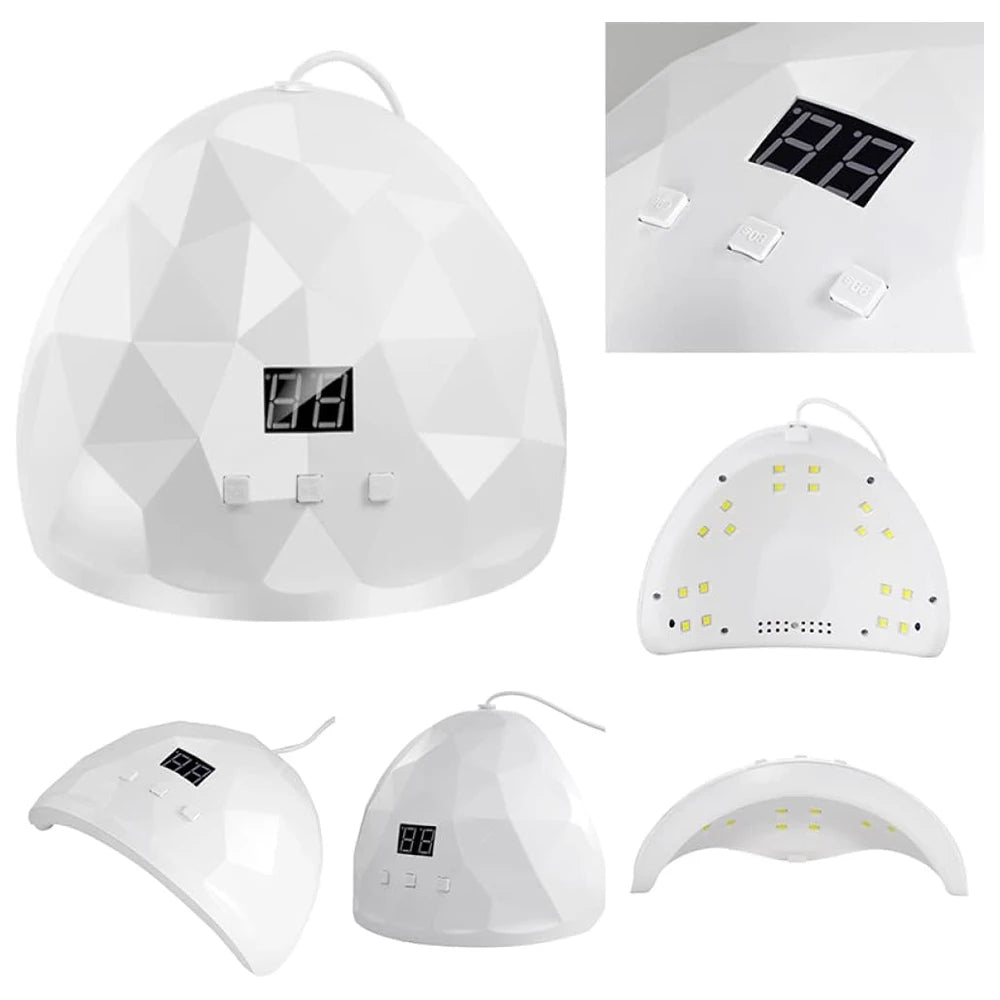 Nail Dryer Lamp UV Nail Polish Lamp Gel Curing Polishing Lamp for Gel Nails Gel Nail Polish Curing Dryer Home Salon Tool