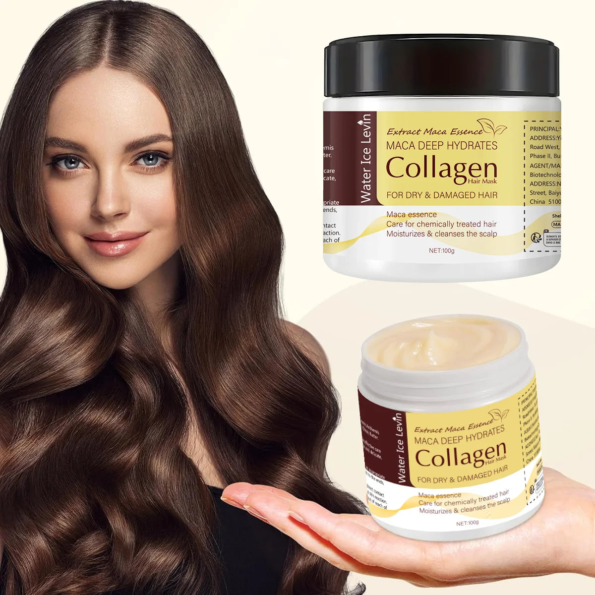 Magical Hair Mask, Contains Collagen and Keratin - Deep Coconut Oil Hair Care - Powerful Moisturizing and Hydrating - Repairs Fine, Sparse, Fragile, Dry, and Damaged Hair