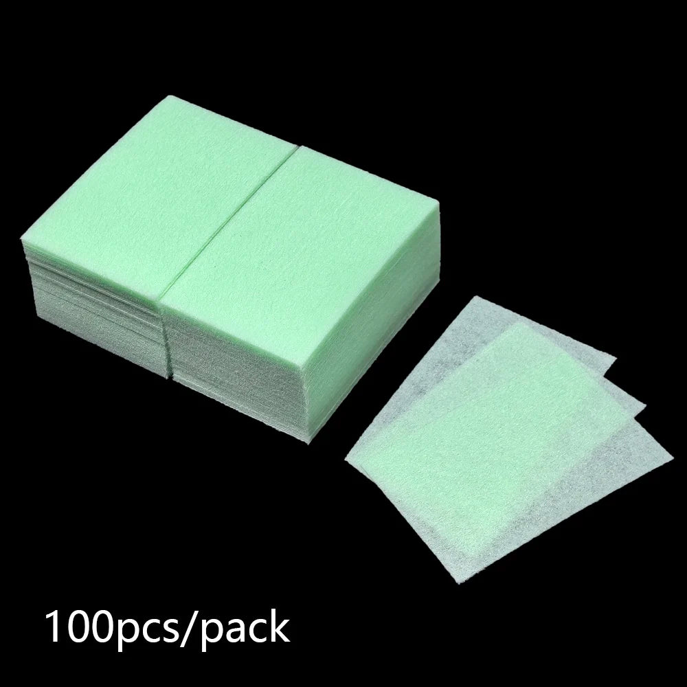 100/200/300Pcs Nail Wipe Cotton Pads Gel Nail Polish Acrylic Remover Lint Free Cotton Nail Wipes