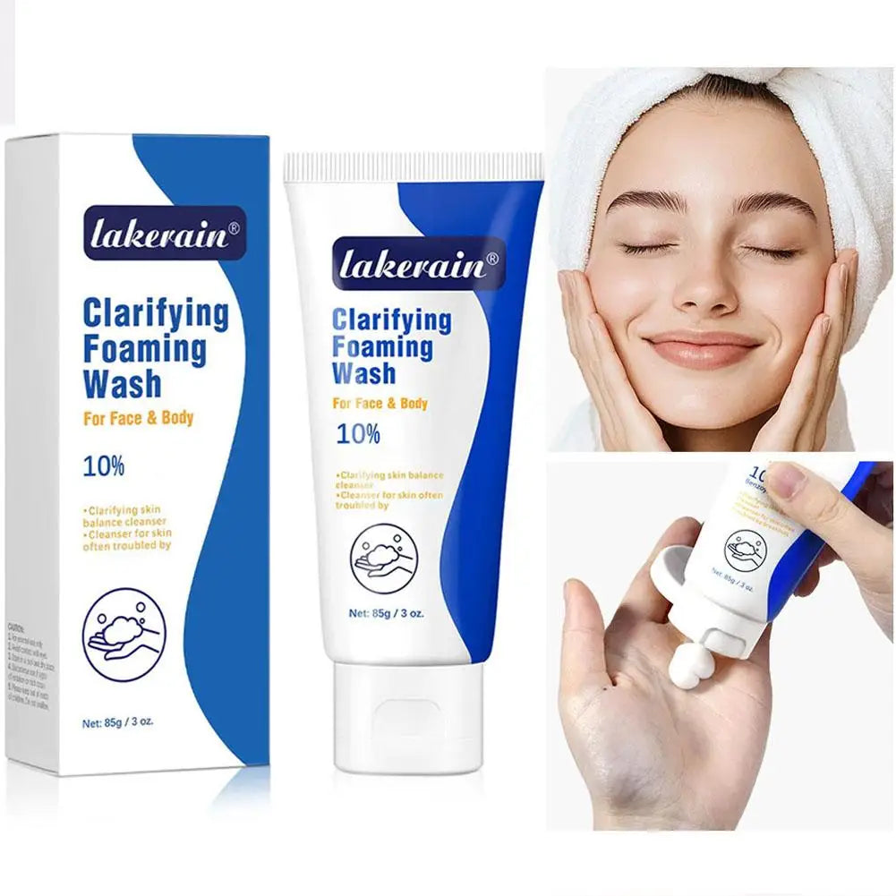 Foaming Wash Facial Cleanser Deep Cleaning Oil-Control Moisturizing Gentle Formula For Face Body Cleaning Skin Care Product