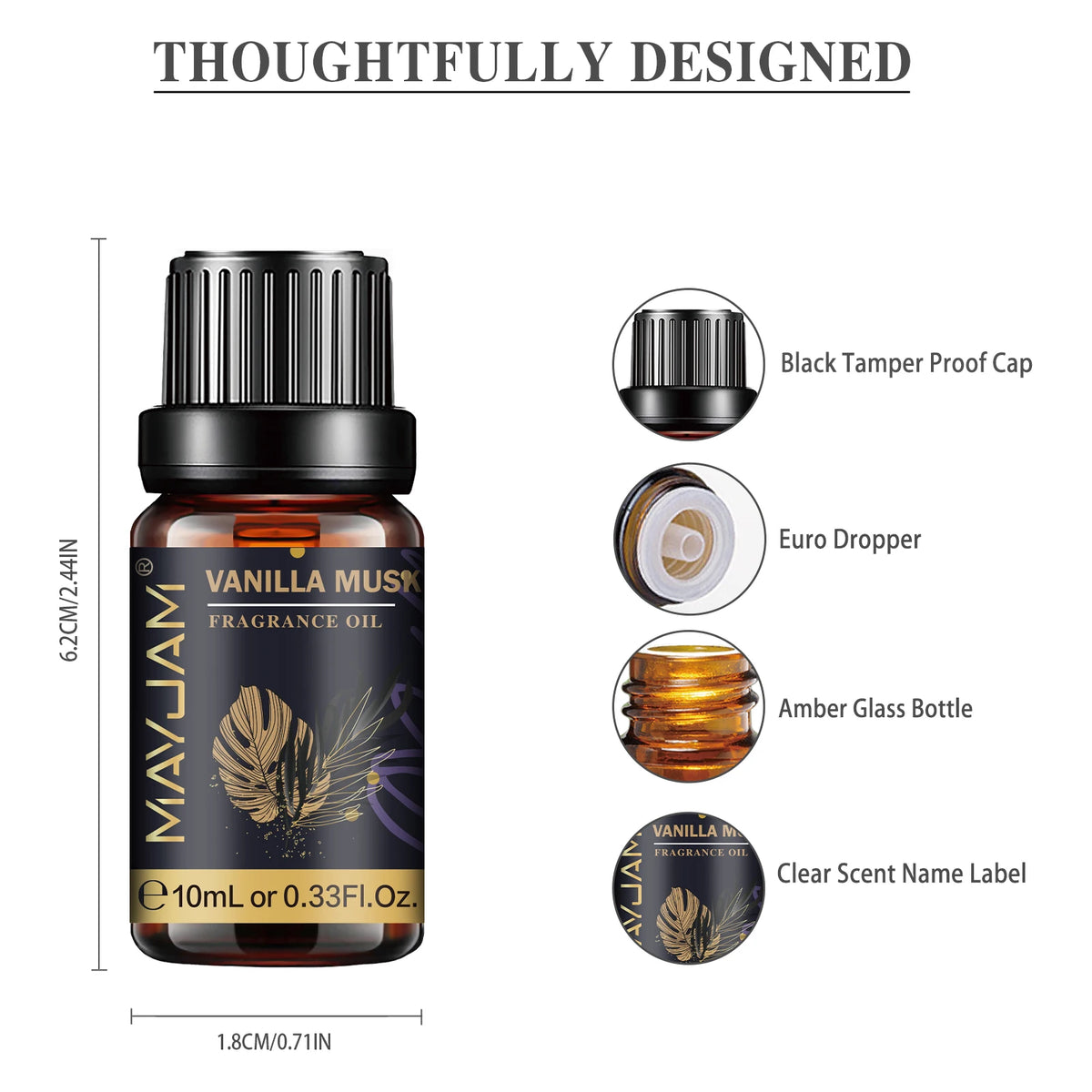 Mayjam Aromatic Essential Oil Coconut & Vanilla La Vie Est Belle Jadore Forest Pine Dragons Blood Musk Sea Breeze Fragrance Oil