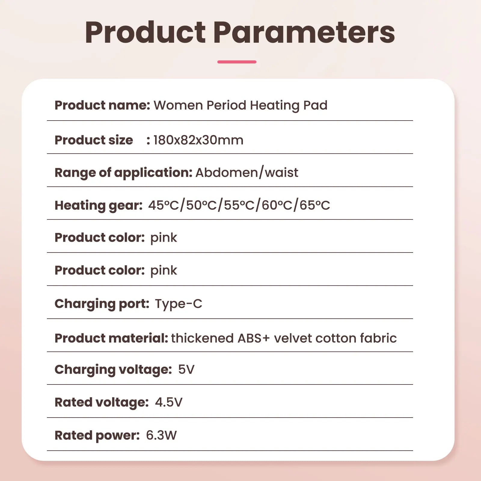 USB Menstrual Electric Heating Pad for Abdominal Vibration Massager Women Period Care Belly Heater Winter Warming Palace Belt