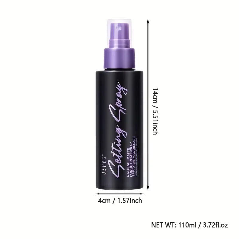 USHAS Waterproof Makeup Setting Spray LongLasting Oil Control Moisturizing Hydration Matte Non-Sticky Spray Foundation Fixer
