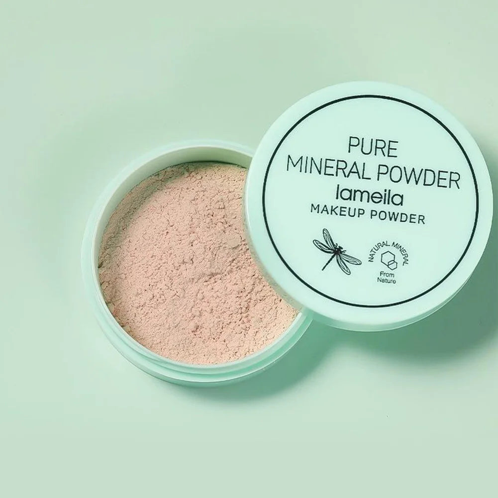 Waterproof Mineral Face Powder Oil Control Translucent Setting Powder High Coverage Makeup Fixer Powder Make-up For Women