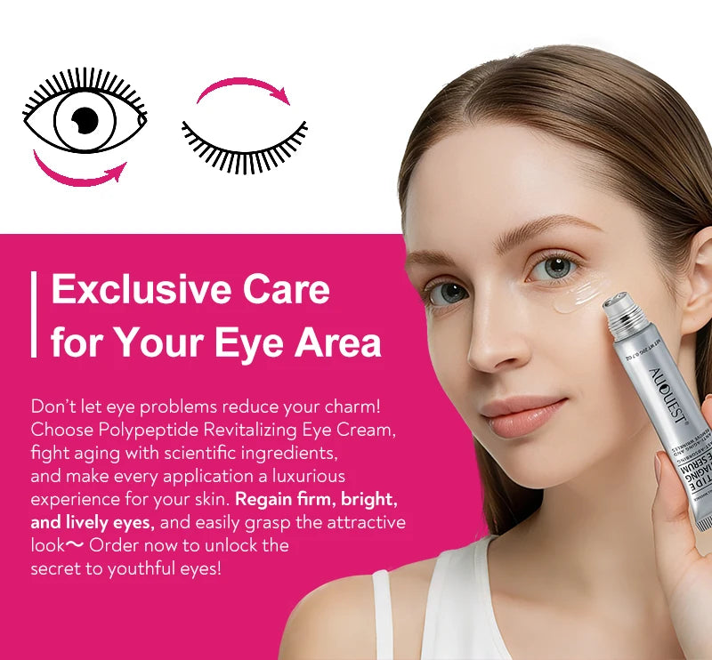 4 In 1 Eye Cream Anti Dark Circles Eye Bags Anti-Wrinkle Eye Serum Lifting Firming Eye Skin Care