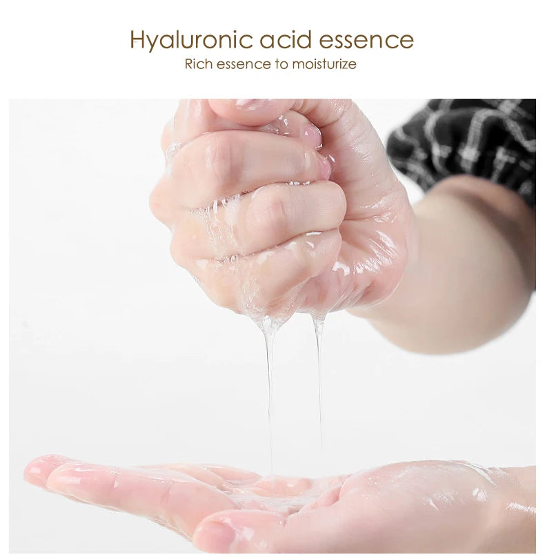 10pcs 24K Gold Hyaluronic Acid Face Mask Firming Moisturizing Hydrating Beauty skincare Sheet Masks Facial Mask Face Care