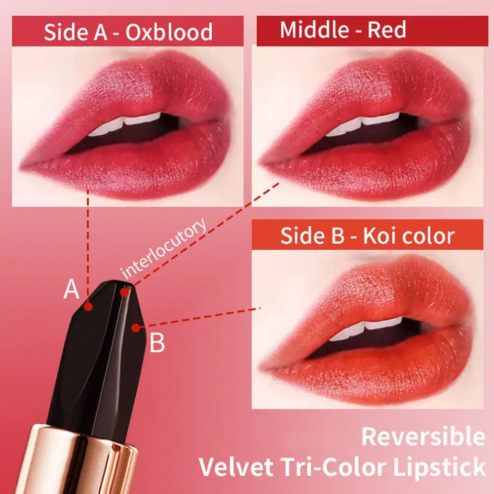 VIBELY winter Moisturizing Changing 3 colors Lip Balm Natural Aloe Vera Long Lasting  Lipstick for Women Color-Shifting Makeup