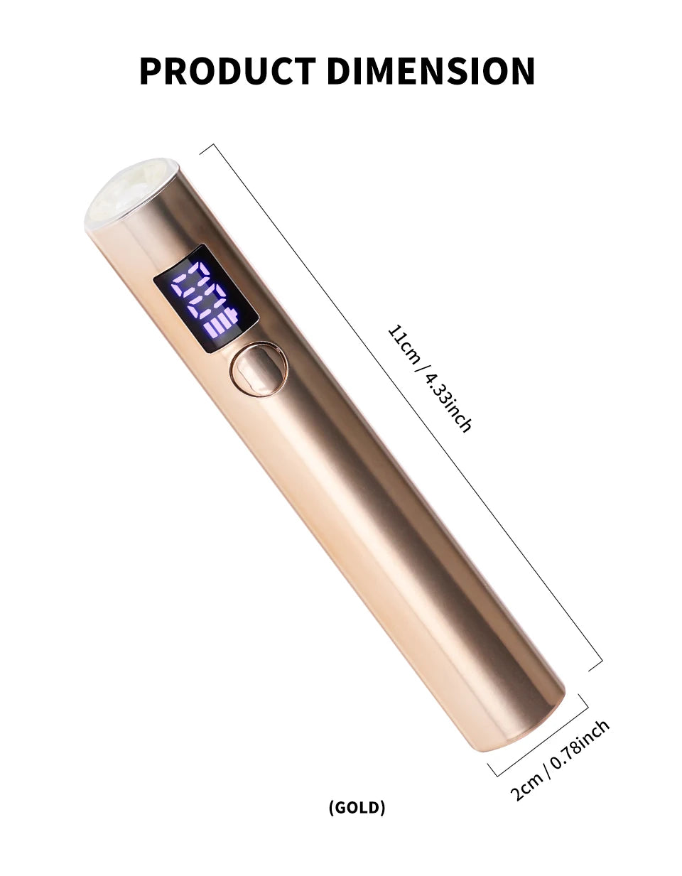 Portable Nail UV LED Lamp And LED Light Support Base Rechargeable for Nails Gel Polish Drying UV Lamp for Nails Art Desk Stand