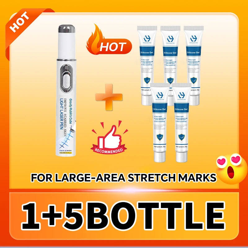 2026 New Blue Light Pen to Solve Body Stretch Marks, Postpartum Skincare Tools