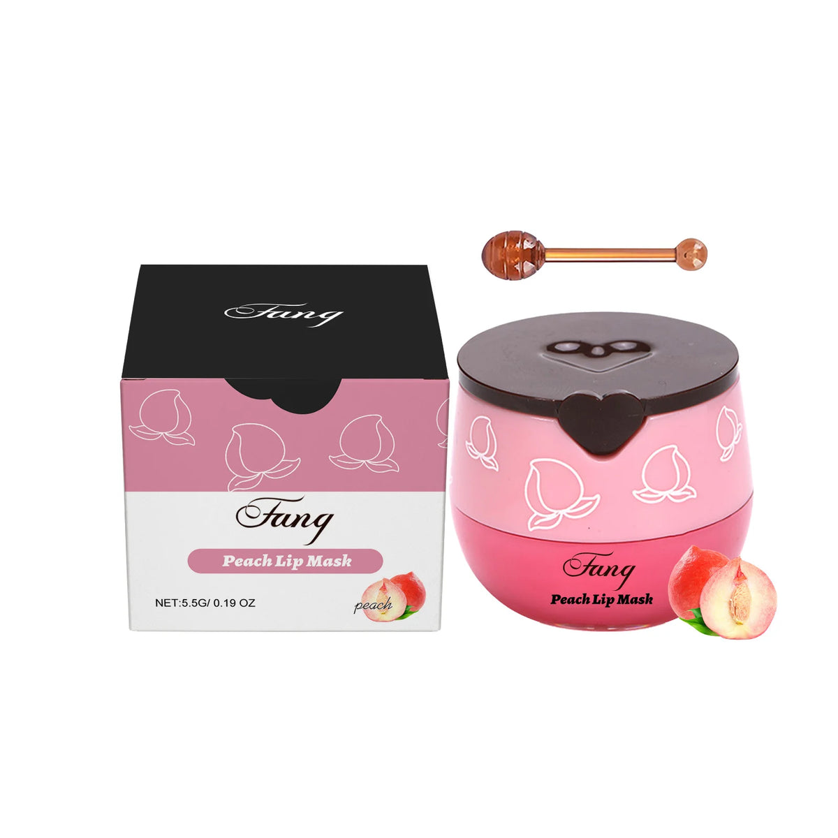 Lip Sleep Mask Night Sleep Moisturizing Lip Gloss Bleach Cream Exfoliating Fade Lip Lines Strawberry Honey Nourishing Lip Care