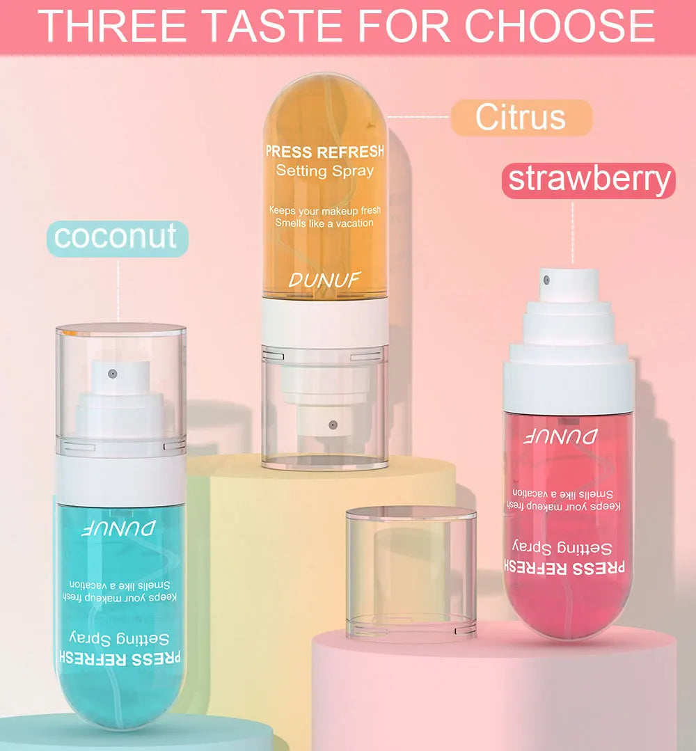 DUNUF 1 Pcs Moisturizing Makeup Setting Spray - Prevents Melting Fading No Oil Long-lasting Freshness for Facial Makeup
