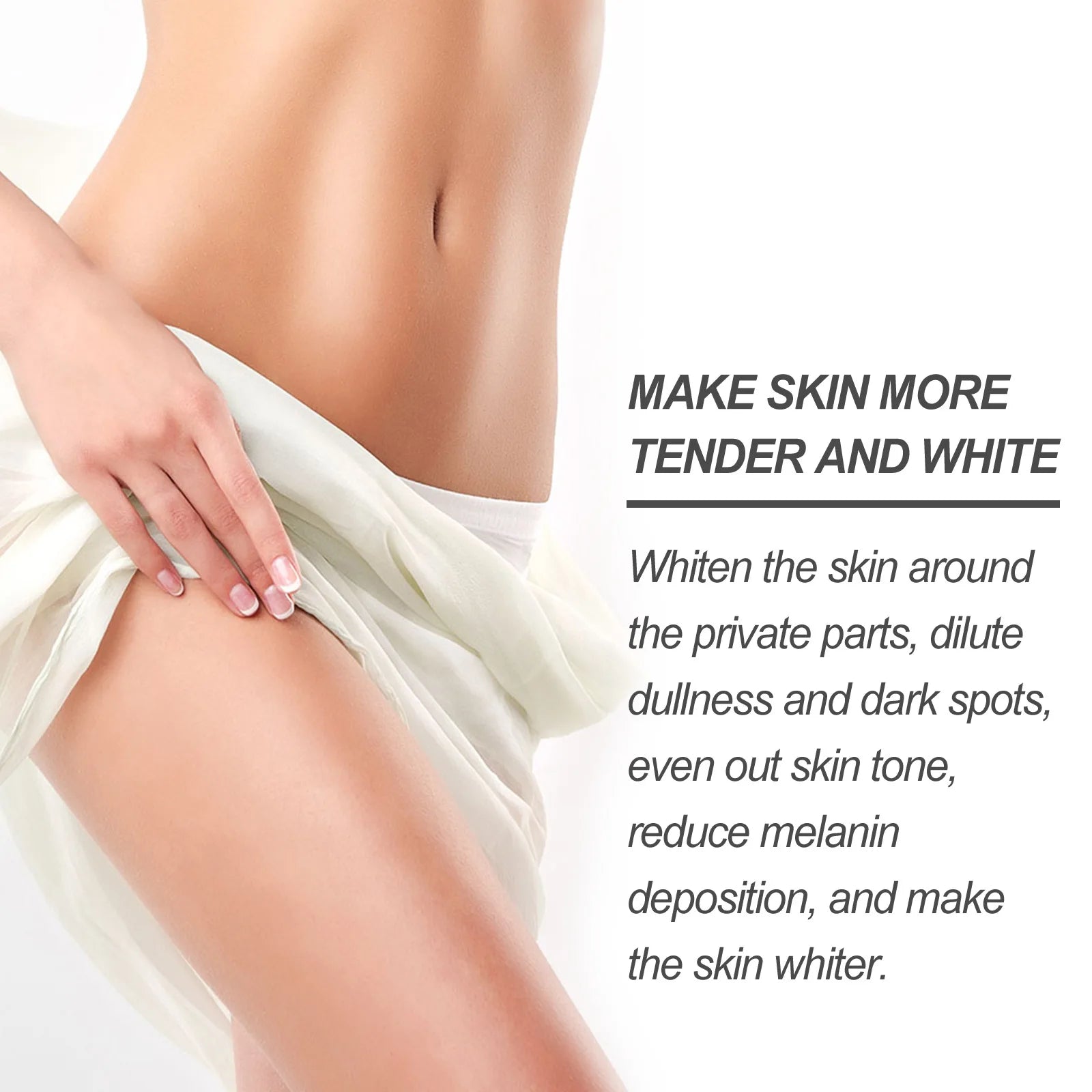 Niacinamide Body Whitening Cream For Underarm Bleaching Armpit Lightening Intimate Area  Moisturizer Korean Skin Care Product
