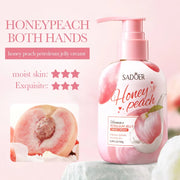 150g Peach Hand Cream, Rich in Glycerin, Peach Extract Essence, and Tocopherol, with a Moisturizing Texture That Is Non-Greasy, Can Nourish Dry Skin, and Can Be Used for Hand, Foot, and Body Care, Keeping Skin Hydrated, Soft,
