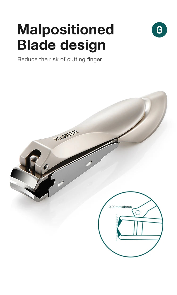 MR.GREEN Splash-Proof Nail Clippers Parent-Child Set, Specially Designed for Newborns and Toddlers