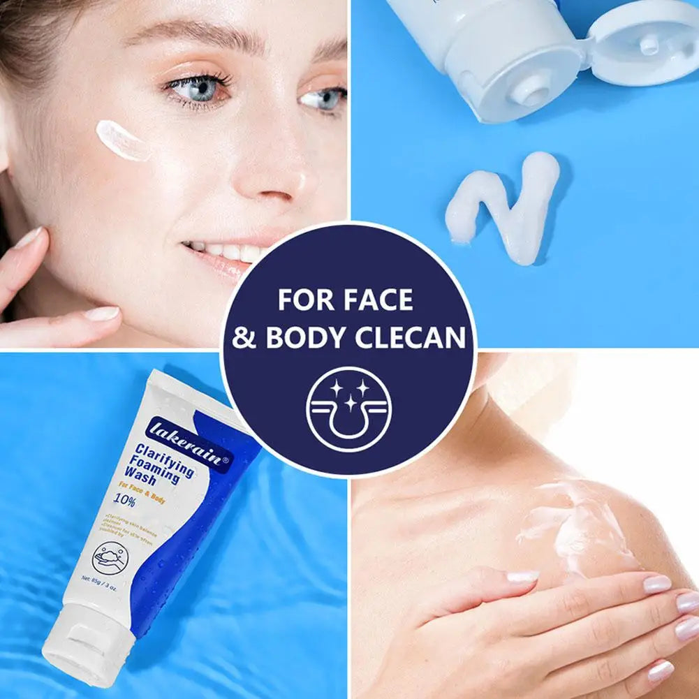 Foaming Wash Facial Cleanser Deep Cleaning Oil-Control Moisturizing Gentle Formula For Face Body Cleaning Skin Care Product