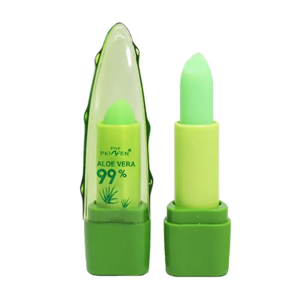 Aloe Vera Discolored Lip Balm/Lip Tint Magic Color Changing Lipstick Moisturizing Lasting Nourishing Lip Gloss Lip Makeup Care