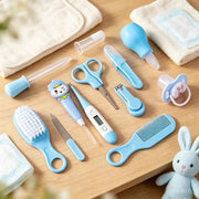 12 Piece Baby Care Set, Baby Medication Care Set, Baby Comb, Brush, Nail Clipper Set, Food Grade Safe, Non-toxic, Easy to Clean