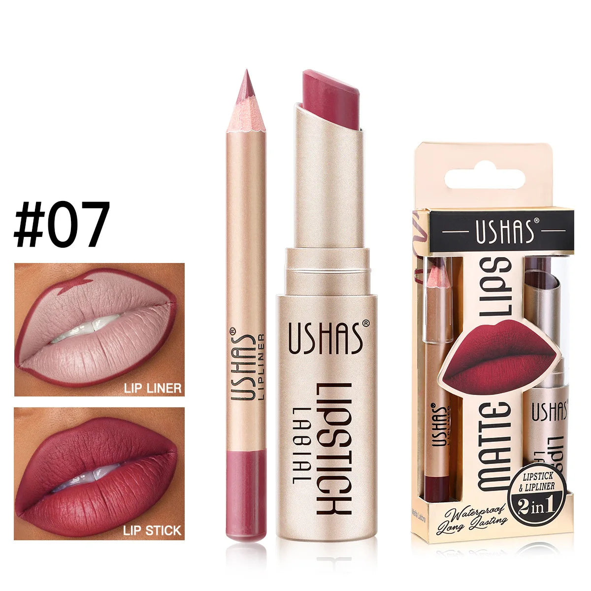 12 Color Matte Lipstick Set Long Lasting Nude Red Lipstick With Lipliner Not Dry Easy Coloring Lip Makeup Kit