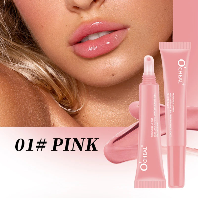 Lip Balm Moisturizing Mirror Lip Gloss Lip Vanilla Mint Iced Coffee Cake Smell Lipstick Transparent Lip Oil Makeup