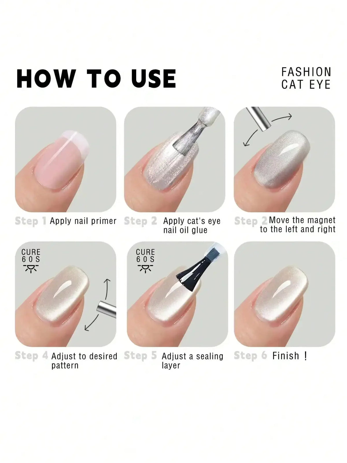 3x0.7cm Round Nail Art Cat Eye Gel Magnetic Pen for Gel Polish 3D Cat Eye Nails Painting Strong Magnet Stick Manicure DIY 2030