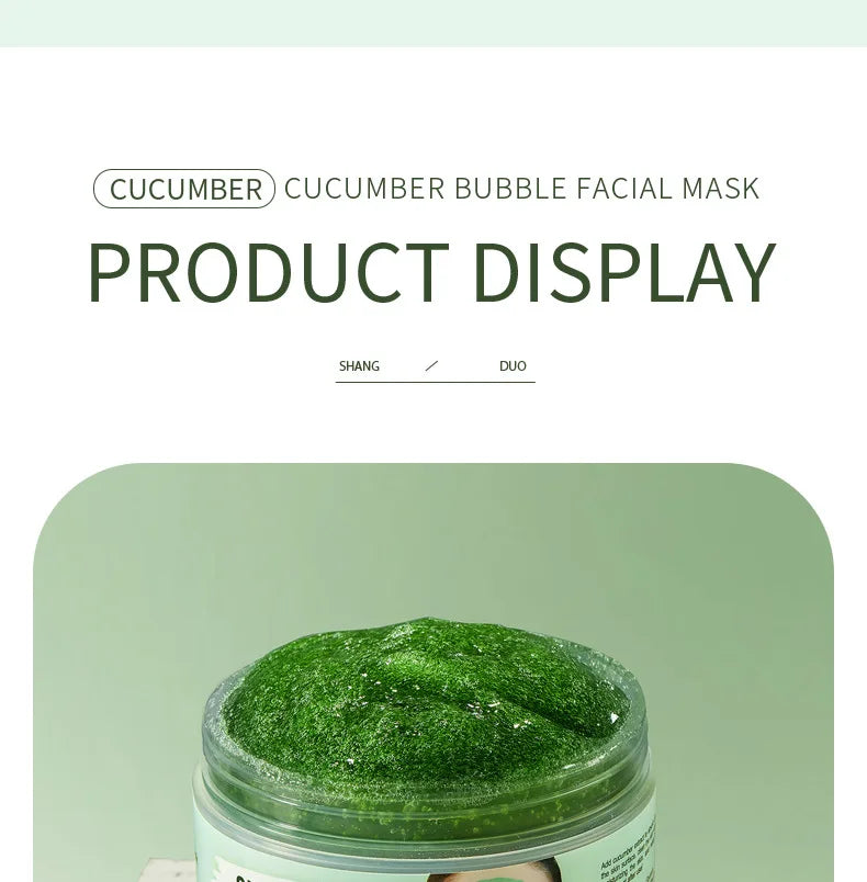 100g Peach Deep Cleansing Bubble Clay Facial Mask Remove Blackheads Oil Control Moisturizing Face Smooth Korean Skin Mud Masks