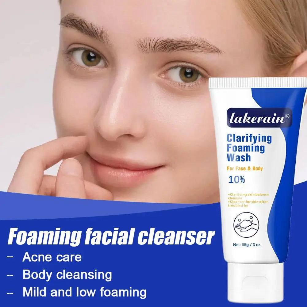 Foaming Wash Facial Cleanser Deep Cleaning Oil-Control Moisturizing Gentle Formula For Face Body Cleaning Skin Care Product