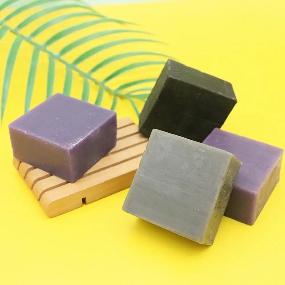 85g Natural Plant Extract Handmade Soap Bamboo Charcoal Oil Control Volcanic Mud Sea Salt Face Soap Bath Soap 19 Flavors