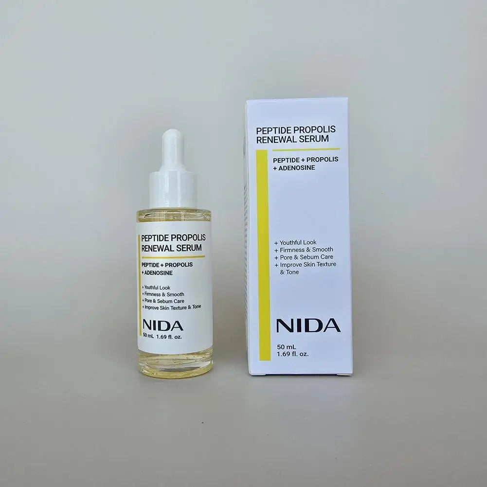 NIDA Propolis Peptide Renewal Facial Serum Ultimate Moisturizing Cream Retinol Probiotic Eye Cream Rejuvenating Firming Skincare