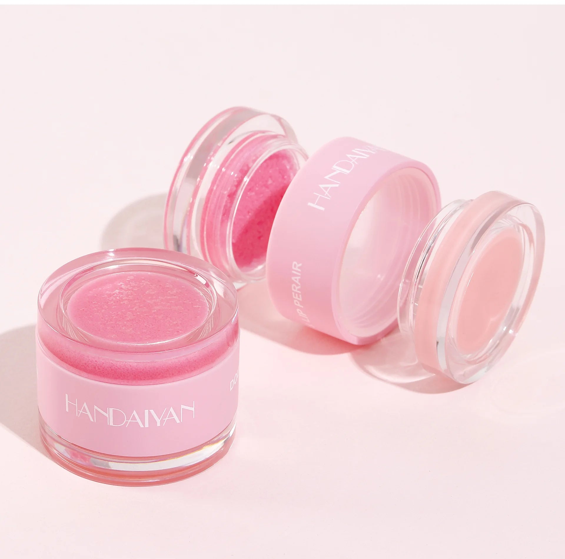 HANDAIYAN 2-in-1 Lip Exfoliator & Moisturizer Sugar Scrub Lip Repair Mask Lipbalm Double Lip Care Effected Lip Scrub Balm