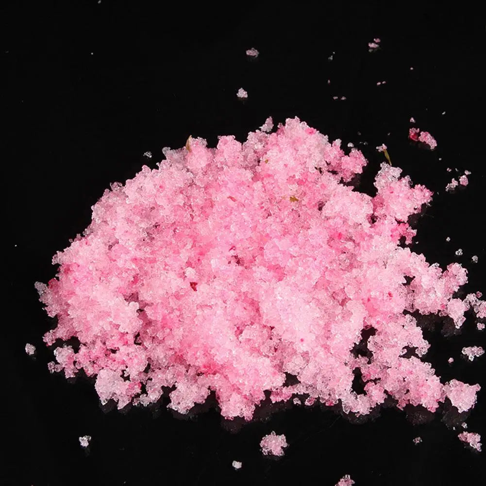 Rose Mint Lavender Bubble Bath Salt Powder Foot Bath Crystal Mud Body Scruber Skin Care Exfoliation SPA Foot Care