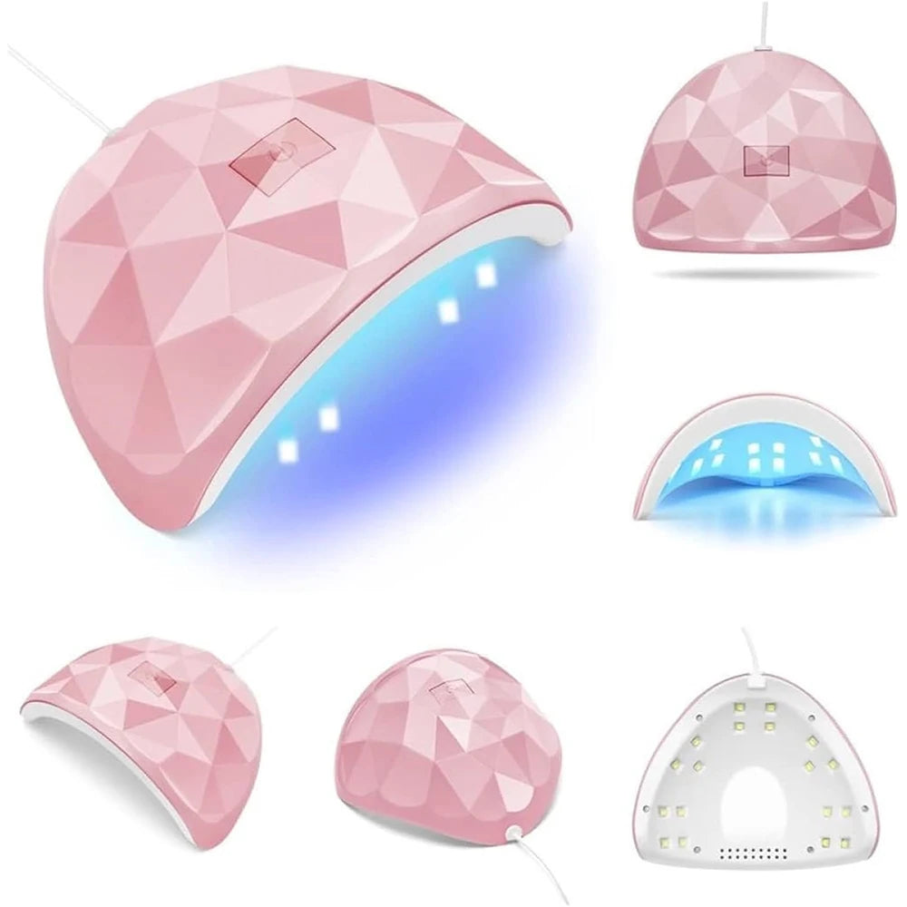 Nail Dryer Lamp UV Nail Polish Lamp Gel Curing Polishing Lamp for Gel Nails Gel Nail Polish Curing Dryer Home Salon Tool