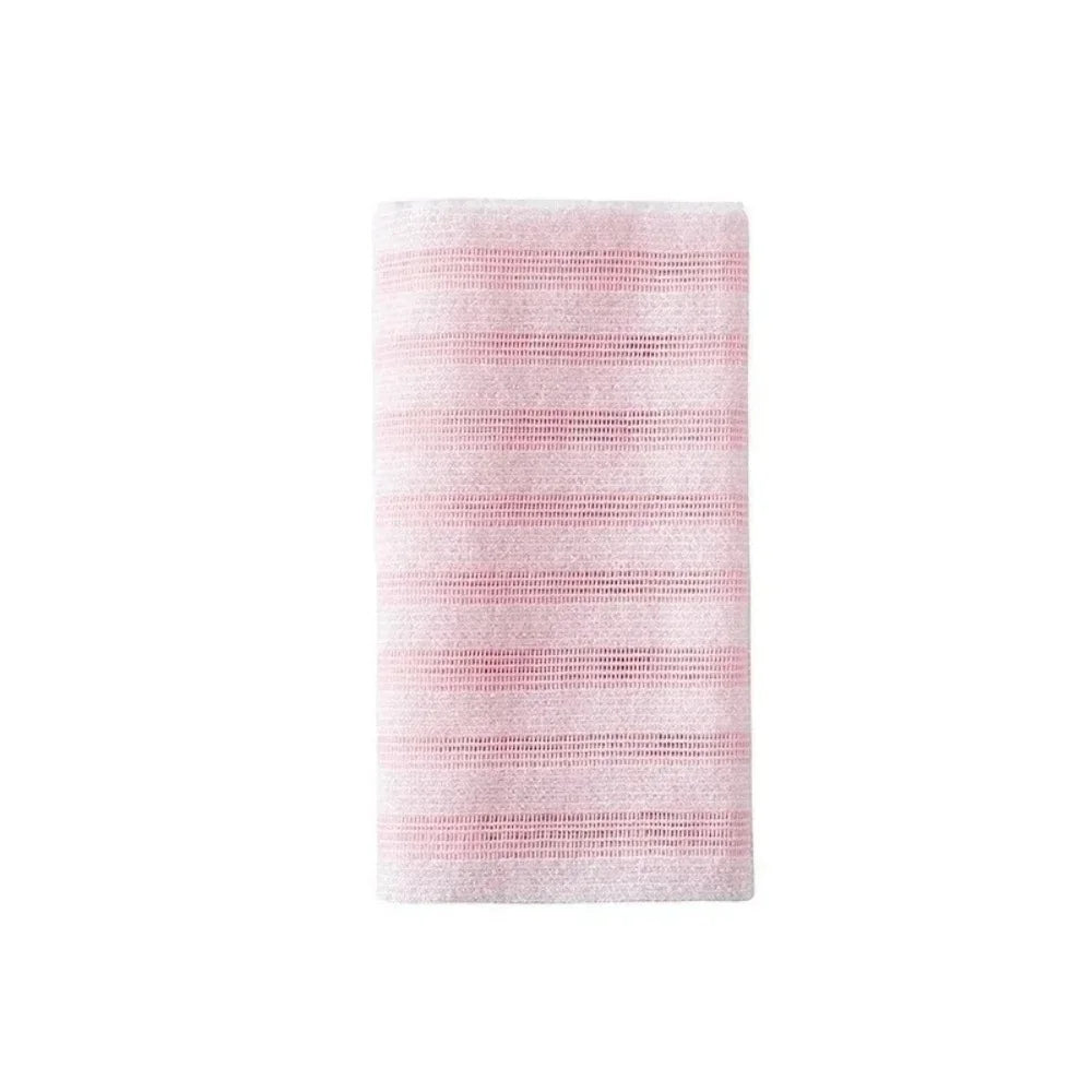 1Pcs Double Sided Long Nylon Exfoliating Back Scrub Towel Japanese Painless Body Mud Rub Strip Shower Bathroom Accessories