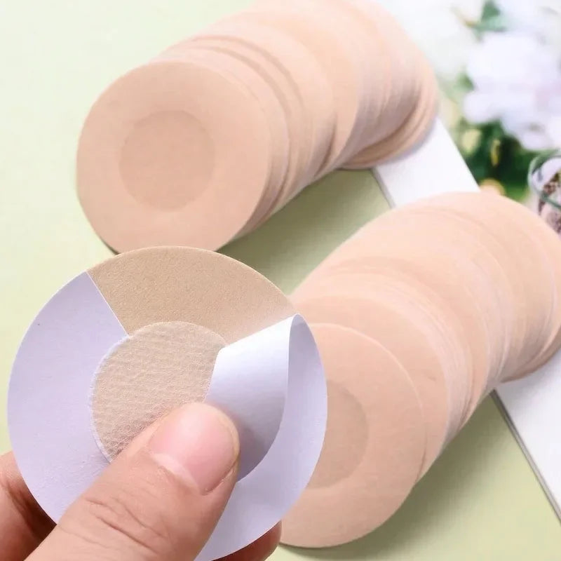 10/200PCS Women Nipple Cover Stickers Breast Lift Tape Pasties Invisible Self-Adhesive Disposable Bra Padding Chest Paste Patch