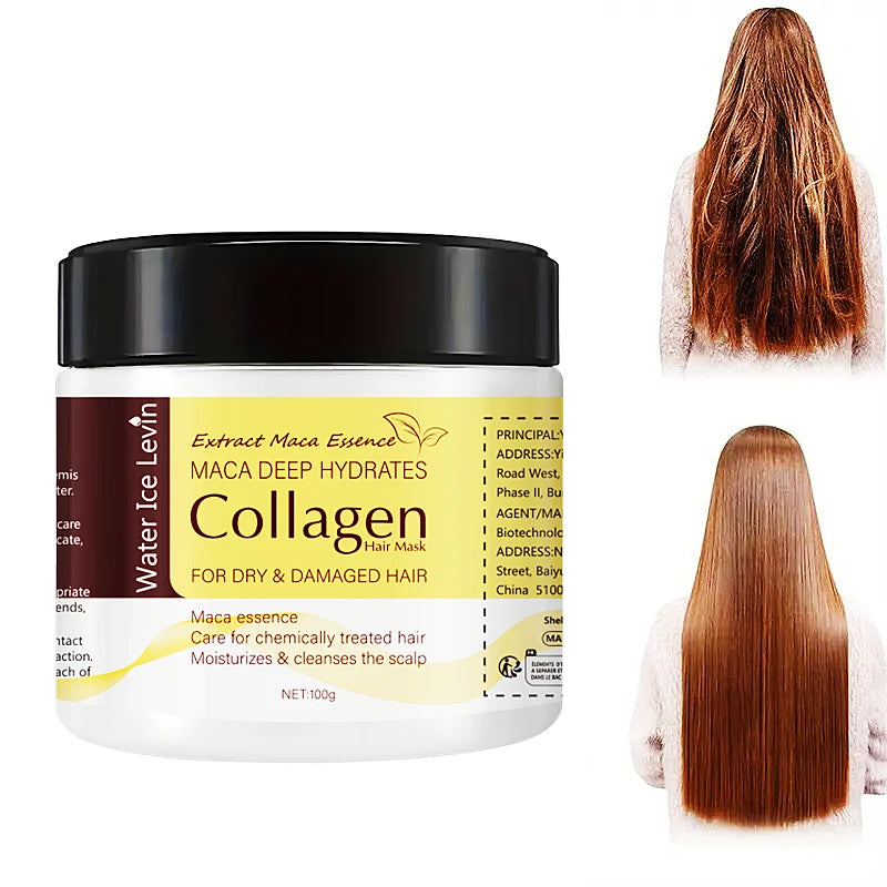 Magical Hair Mask, Contains Collagen and Keratin - Deep Coconut Oil Hair Care - Powerful Moisturizing and Hydrating - Repairs Fine, Sparse, Fragile, Dry, and Damaged Hair