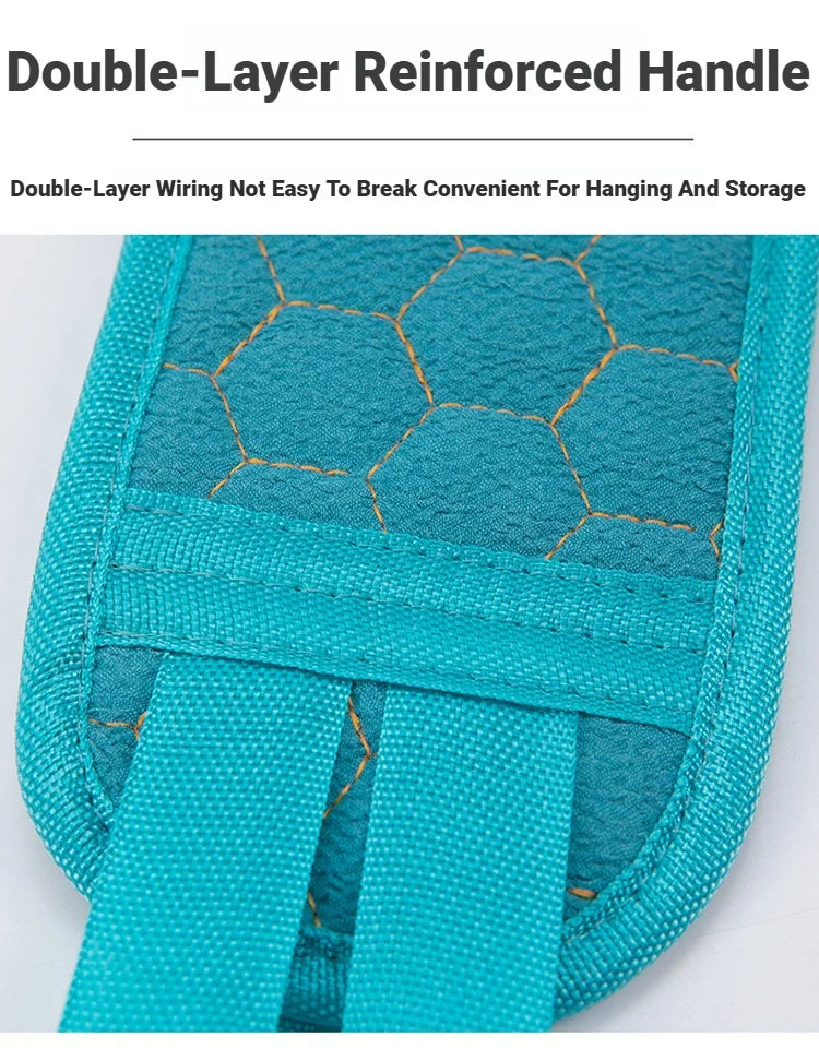 Exfoliating Body Care Set Includes Back Scrubber Bath Glove Loofah Pumice Sponge For Dead Skin Removal Shower Use