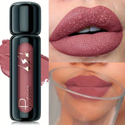 1pc Matte Velvet Lip Gloss, Highly Saturated Liquid Lip Mud, Non-Stick Long Lasting, All Skin Tones Compatible,Mother's Day Gift