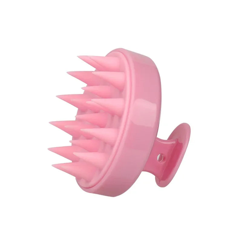 2-in-1 Silicone Scalp Massager & Shampoo Brush - Painless Hair Growth Stimulator for Shower, Gentle Head Spa Tool