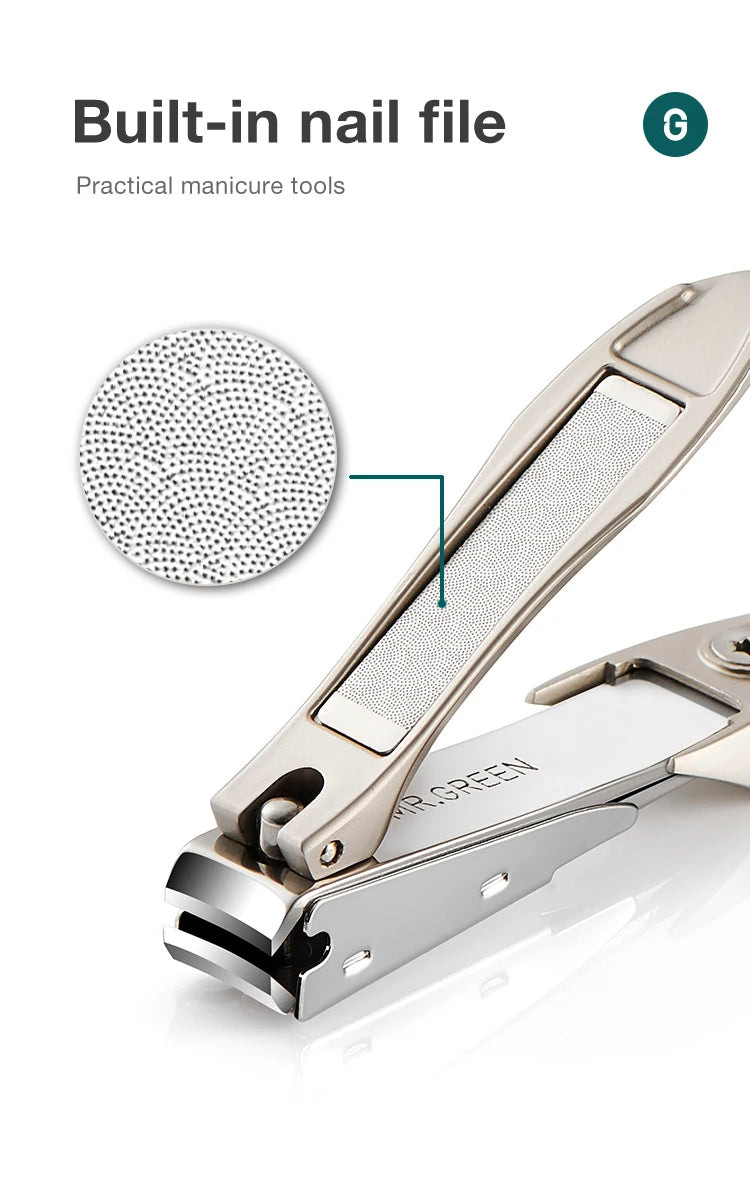 MR.GREEN Splash-Proof Nail Clippers Parent-Child Set, Specially Designed for Newborns and Toddlers
